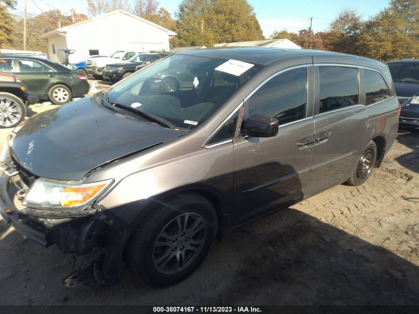 2013 Honda Odyssey Ex-L VIN: 5FNRL5H65DB085316 Lot: 38074167