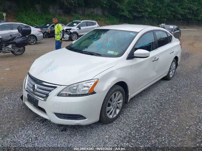 2013 Nissan Sentra Sv VIN: 3N1AB7AP1DL765216 Lot: 37465683