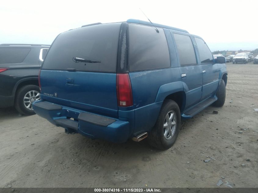 2000 Cadillac Escalade Standard VIN: 1GYEK63RXYR186838 Lot: 38074316