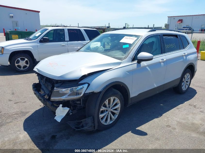 2019 Volkswagen Tiguan 2.0T Sel/2.0T Sel R-Line/2.0T Sel R-Line Black/2.0T Se VIN: 3VV2B7AX9KM045656 Lot: 38074505