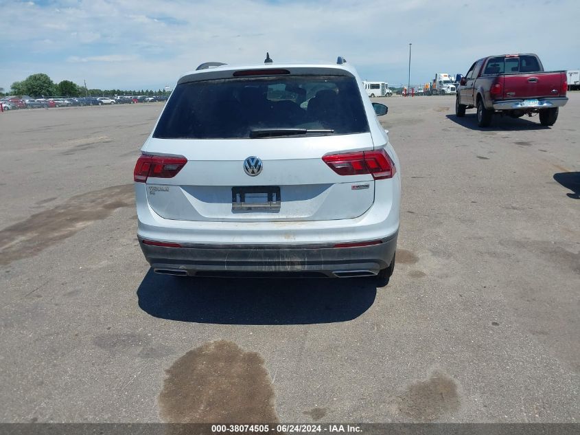 2019 Volkswagen Tiguan 2.0T Sel/2.0T Sel R-Line/2.0T Sel R-Line Black/2.0T Se VIN: 3VV2B7AX9KM045656 Lot: 38074505