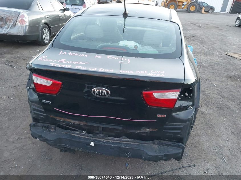 2015 Kia Rio Lx VIN: KNADM4A30F6458887 Lot: 38074540