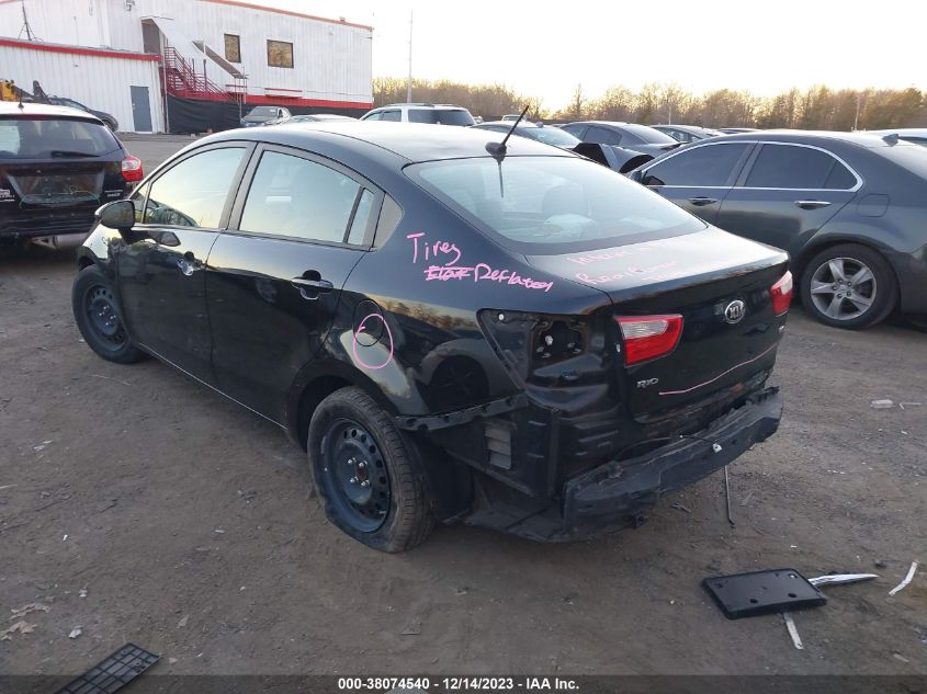 2015 Kia Rio Lx VIN: KNADM4A30F6458887 Lot: 38074540