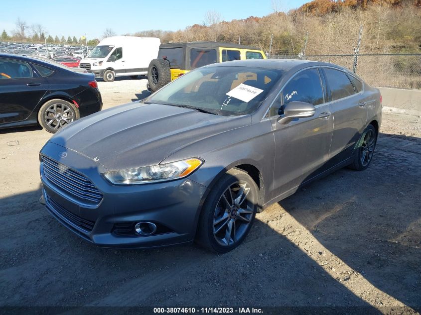 2013 Ford Fusion Titanium VIN: 3FA6P0K93DR378133 Lot: 38074610