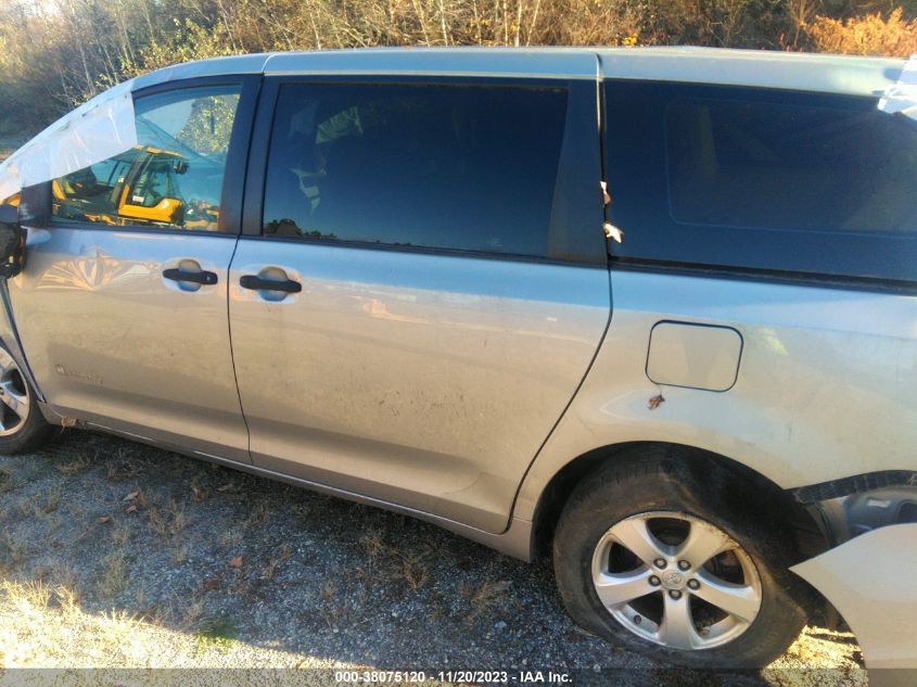 2014 Toyota Sienna L V6 7 Passenger VIN: 5TDZK3DC2ES516713 Lot: 38075120