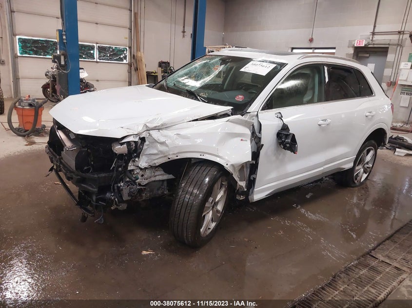 2022 Audi Q3 Premium Plus 45 Tfsi S Line Quattro Tiptronic VIN: WA1EECF32N1130660 Lot: 38075612