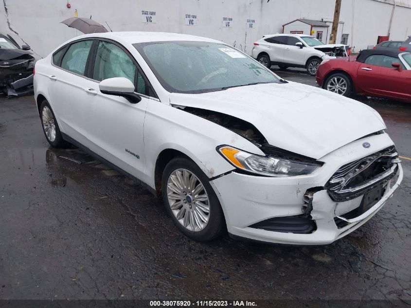 2016 Ford Fusion Hybrid S VIN: 3FA6P0UU0GR157837 Lot: 38075920