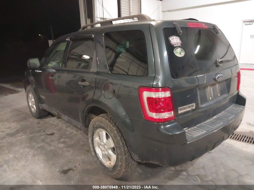 2008 Ford Escape Xlt VIN: 1FMCU03Z98KC72828 Lot: 38075949