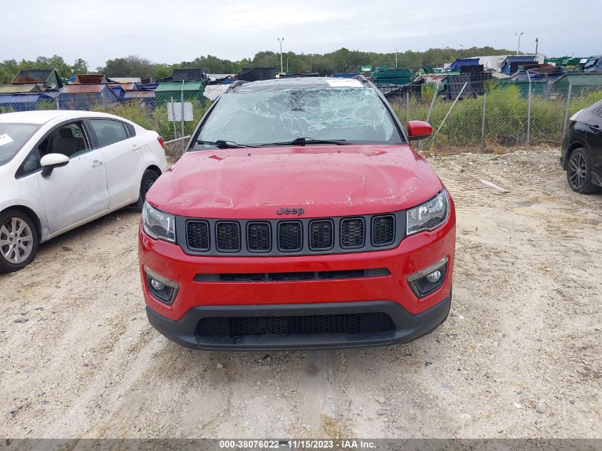 2020 Jeep Compass Altitude Fwd VIN: 3C4NJCBBXLT105350 Lot: 38076022