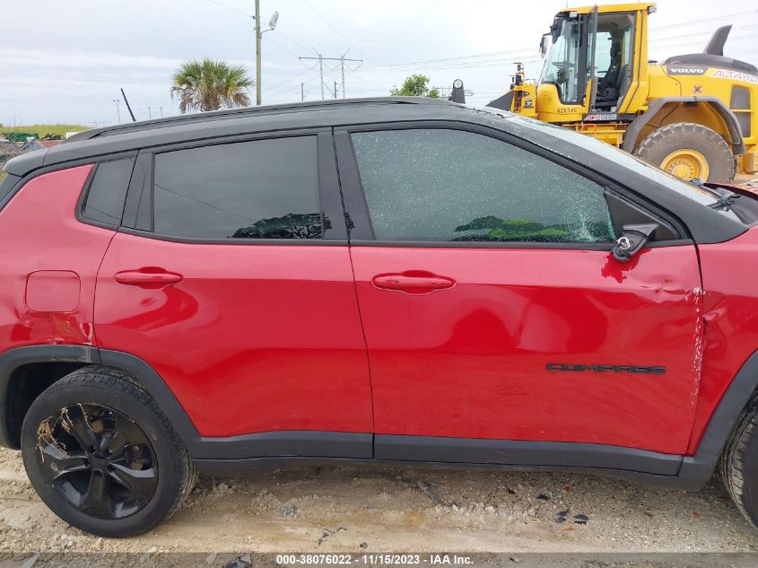 2020 Jeep Compass Altitude Fwd VIN: 3C4NJCBBXLT105350 Lot: 38076022