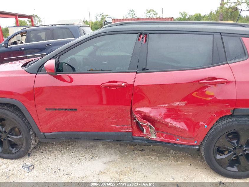 2020 Jeep Compass Altitude Fwd VIN: 3C4NJCBBXLT105350 Lot: 38076022