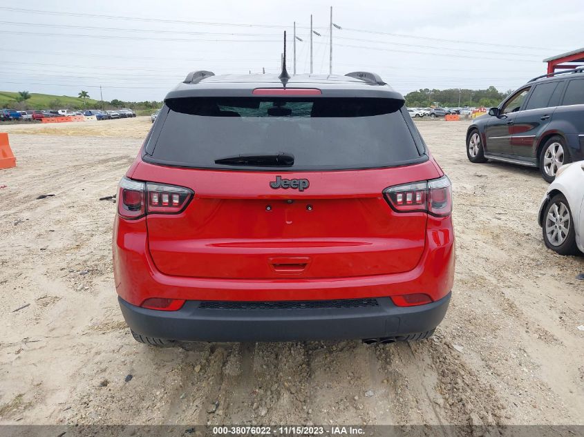 2020 Jeep Compass Altitude Fwd VIN: 3C4NJCBBXLT105350 Lot: 38076022