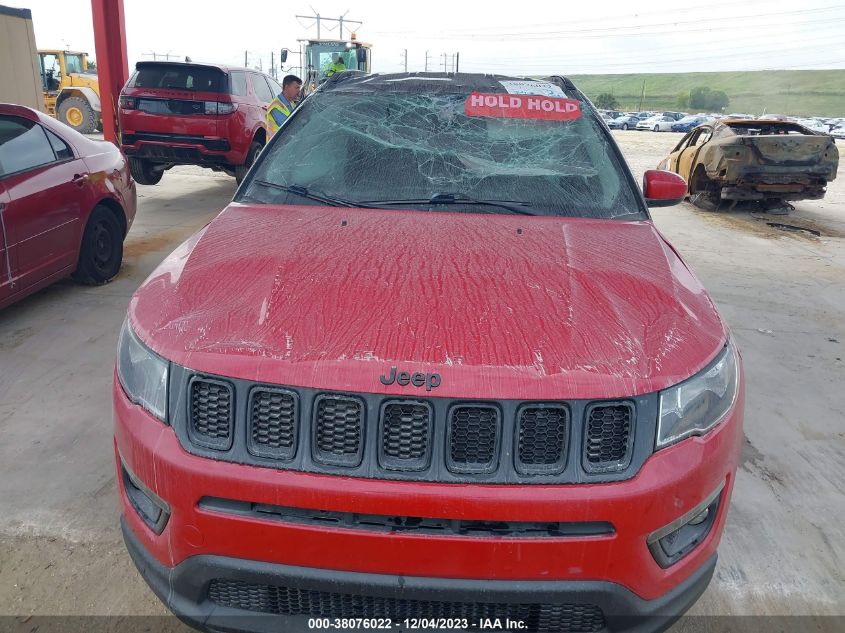 2020 Jeep Compass Altitude Fwd VIN: 3C4NJCBBXLT105350 Lot: 38076022