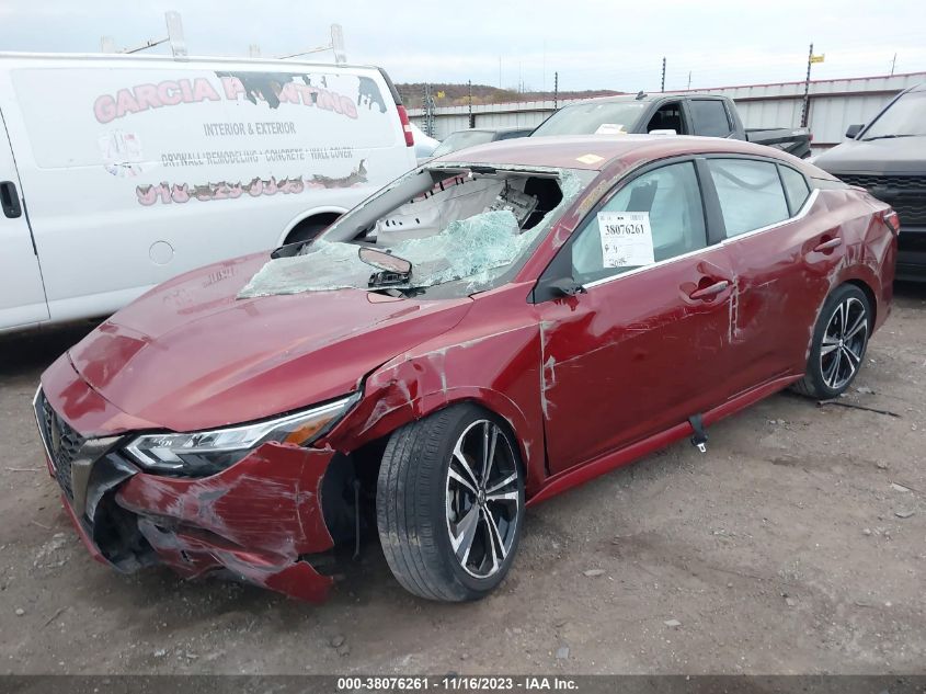 2020 Nissan Sentra Sr Xtronic Cvt VIN: 3N1AB8DV6LY272827 Lot: 38076261