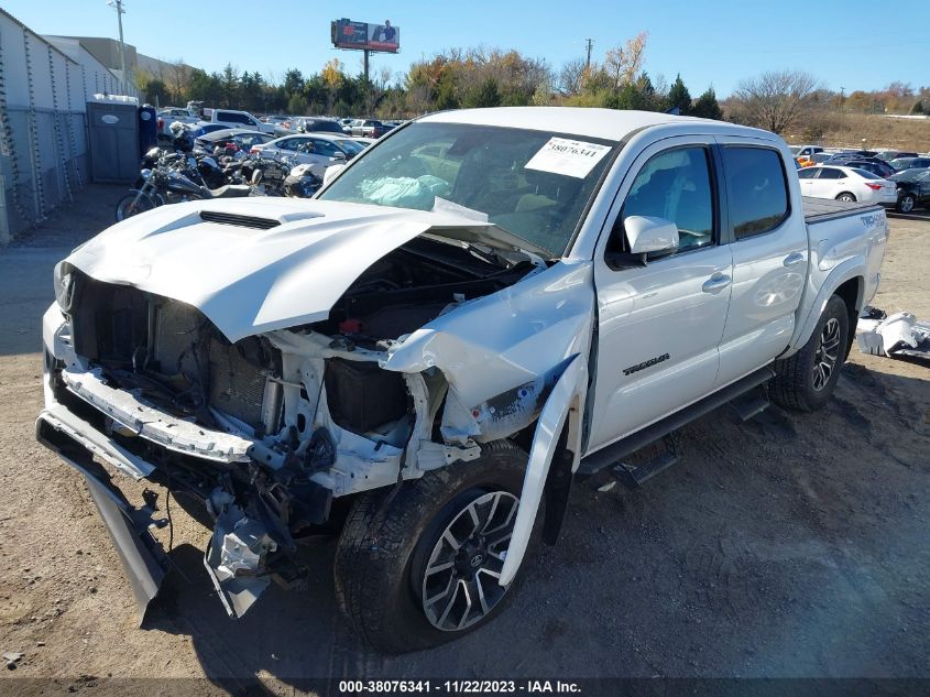 2022 Toyota Tacoma Trd Sport VIN: 3TYCZ5AN9NT070051 Lot: 38076341