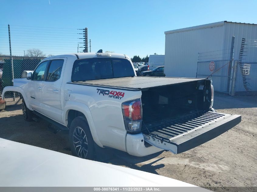 2022 Toyota Tacoma Trd Sport VIN: 3TYCZ5AN9NT070051 Lot: 38076341