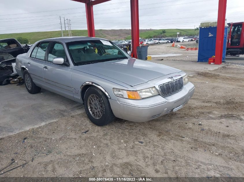 2000 Mercury Grand Marquis Gs VIN: 2MEFM74W7YX607143 Lot: 38076435