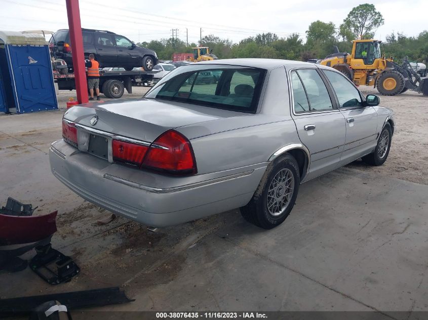 2000 Mercury Grand Marquis Gs VIN: 2MEFM74W7YX607143 Lot: 38076435