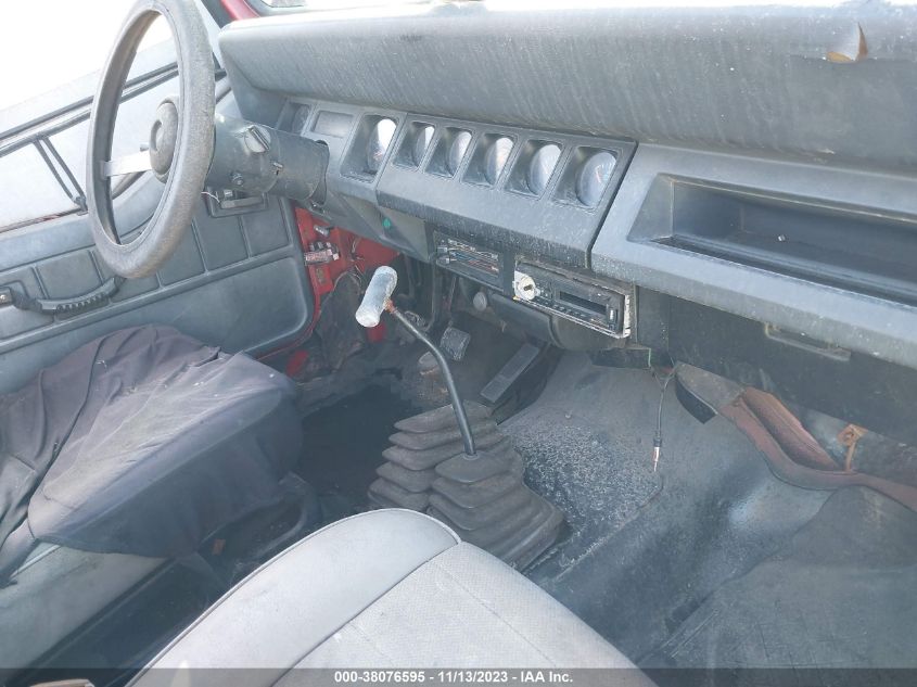 1995 Jeep Wrangler / Yj S/Rio Grande VIN: 1J4FY19PXSP207430 Lot: 38076595