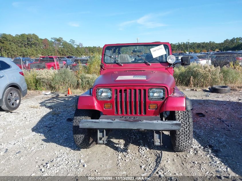 1995 Jeep Wrangler / Yj S/Rio Grande VIN: 1J4FY19PXSP207430 Lot: 38076595