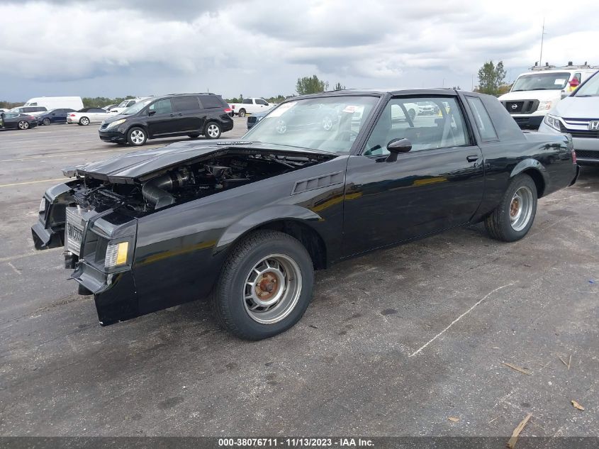 1987 Buick Regal VIN: 1G4GJ1174HP436412 Lot: 38076711