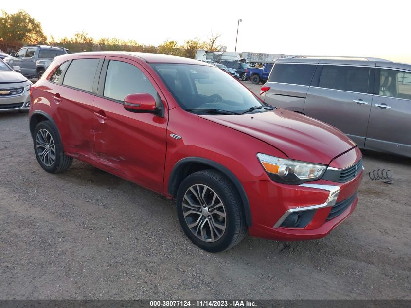 2016 Mitsubishi Outlander Sport 2.0 Es VIN: JA4AP3AUXGZ027337 Lot: 38077124