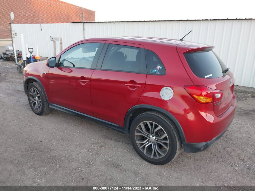 2016 Mitsubishi Outlander Sport 2.0 Es VIN: JA4AP3AUXGZ027337 Lot: 38077124