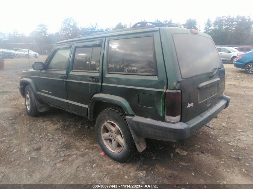 1999 Jeep Cherokee VIN: 1J4FF68F5XL554512 Lot: 38077443