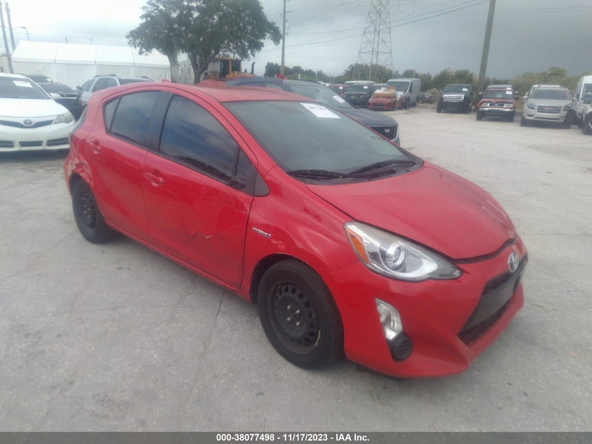 2015 Toyota Prius C Four/One/Three/Two VIN: JTDKDTB31F1579671 Lot: 38077498