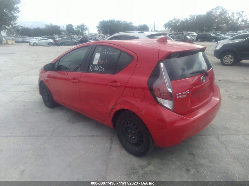 2015 Toyota Prius C Four/One/Three/Two VIN: JTDKDTB31F1579671 Lot: 38077498