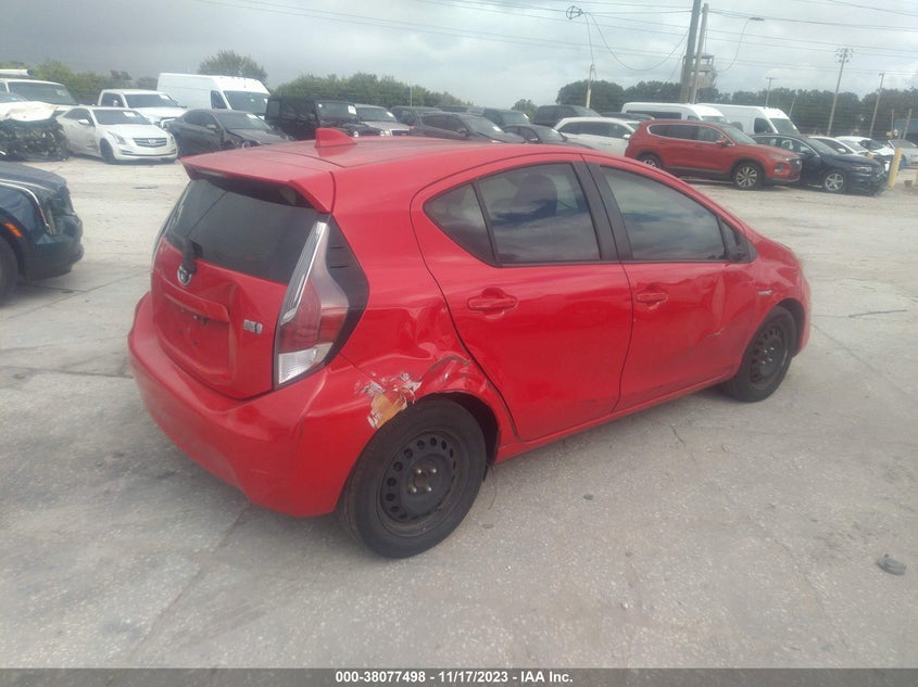 2015 Toyota Prius C Four/One/Three/Two VIN: JTDKDTB31F1579671 Lot: 38077498