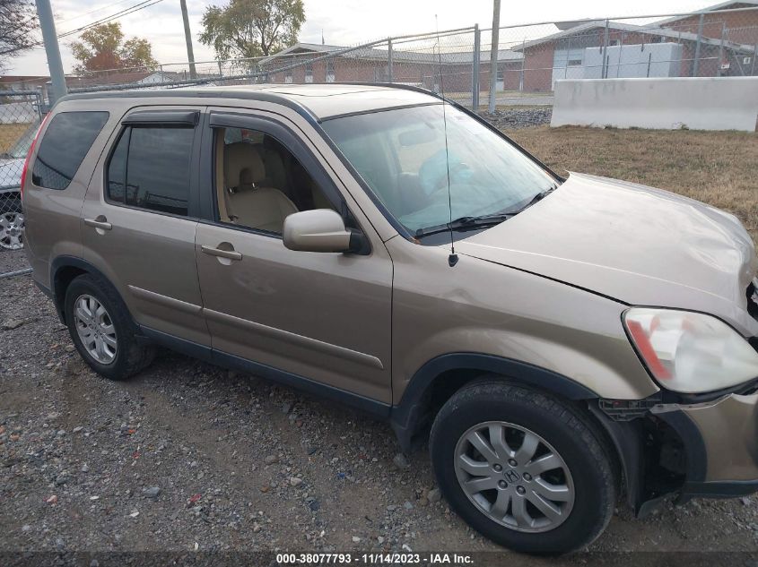 2005 Honda Cr-V Se VIN: SHSRD78965U321579 Lot: 38077793