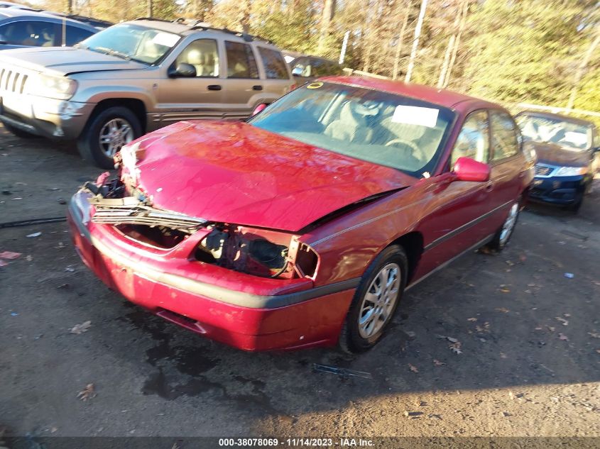 2005 Chevrolet Impala Base VIN: 2G1WF52E959390519 Lot: 38078069