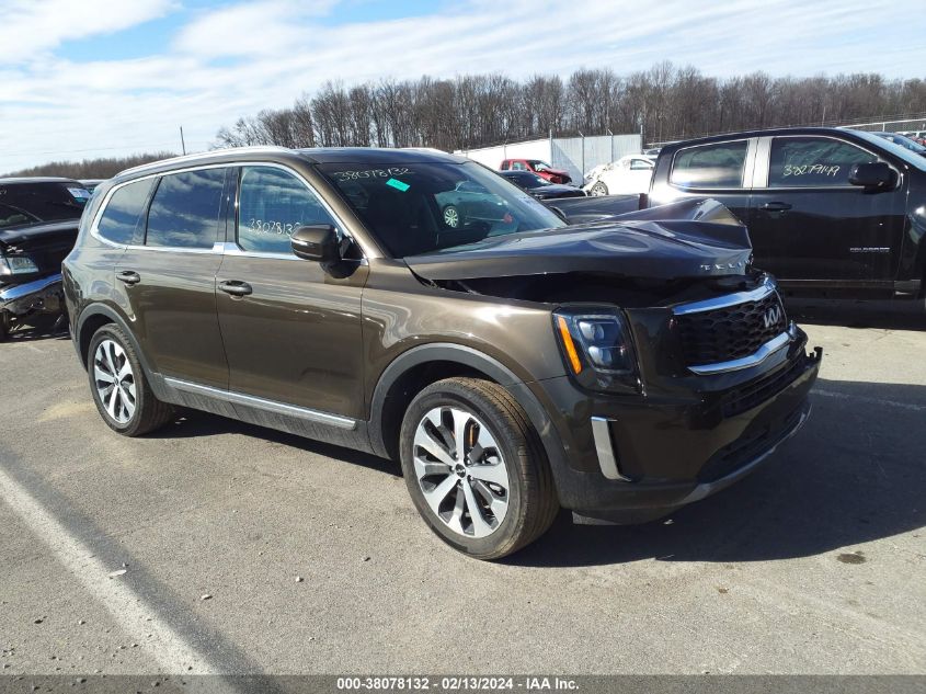 2022 Kia Telluride Ex VIN: 5XYP3DHC2NG283157 Lot: 38078132