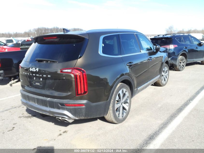 5XYP3DHC2NG283157 2022 Kia Telluride Ex