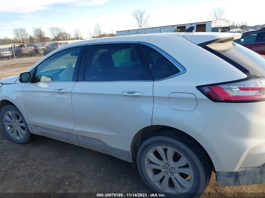 2022 Ford Edge Titanium VIN: 2FMPK4K98NBA68639 Lot: 38078169