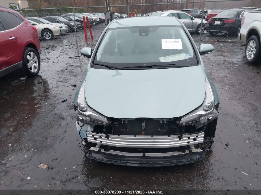 2019 Toyota Prius L Eco/Le/Xle/Limited VIN: JTDKARFU5K3093927 Lot: 38078209