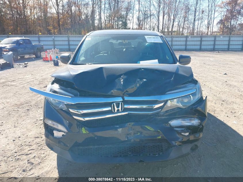 2017 Honda Pilot Lx VIN: 5FNYF5H10HB006535 Lot: 38078642