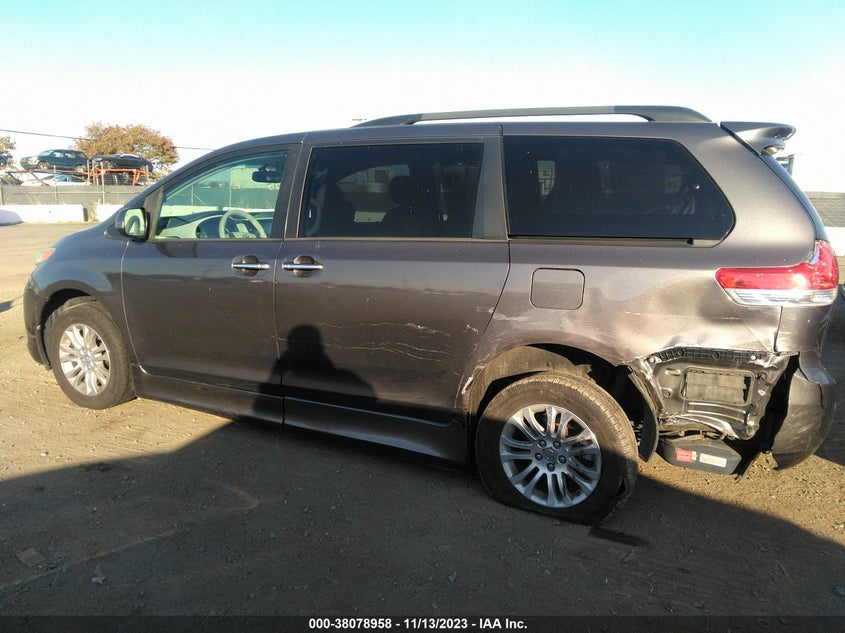 2012 Toyota Sienna Xle Aas/Xle/Ltd VIN: 5TDYK3DCXCS246929 Lot: 38078958