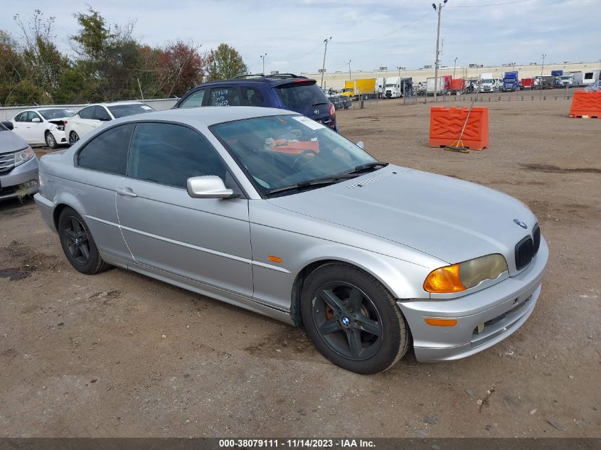 2003 BMW 325Ci VIN: WBABN33493PG62634 Lot: 38079111