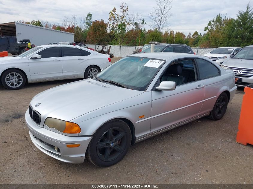 2003 BMW 325Ci VIN: WBABN33493PG62634 Lot: 38079111