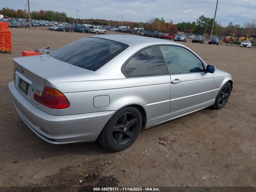 2003 BMW 325Ci VIN: WBABN33493PG62634 Lot: 38079111