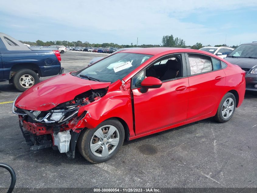 2018 Chevrolet Cruze Ls Auto VIN: 1G1BC5SM5J7197455 Lot: 38080054