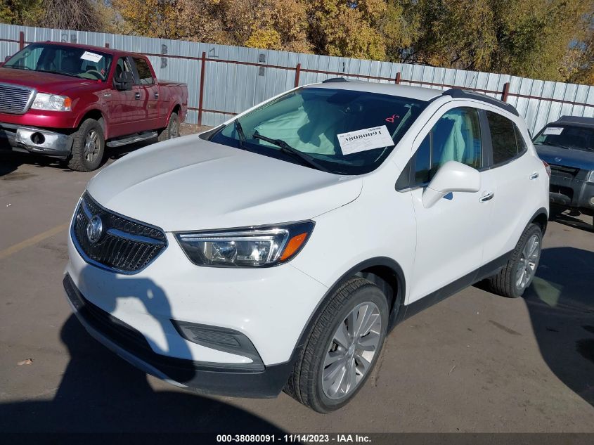 2020 Buick Encore Fwd Preferred VIN: KL4CJASB4LB026036 Lot: 38080091