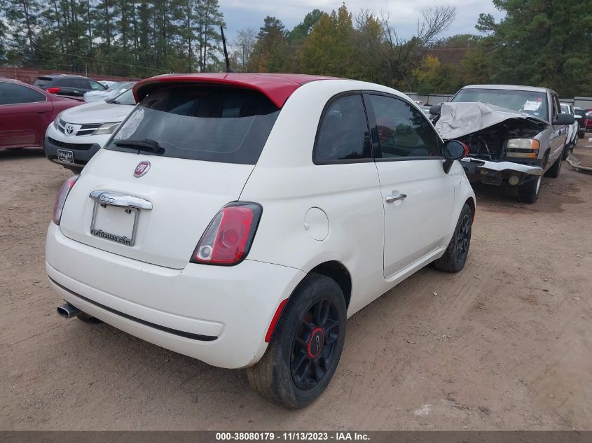 2015 Fiat 500 Pop VIN: 3C3CFFAR4FT585886 Lot: 38080179