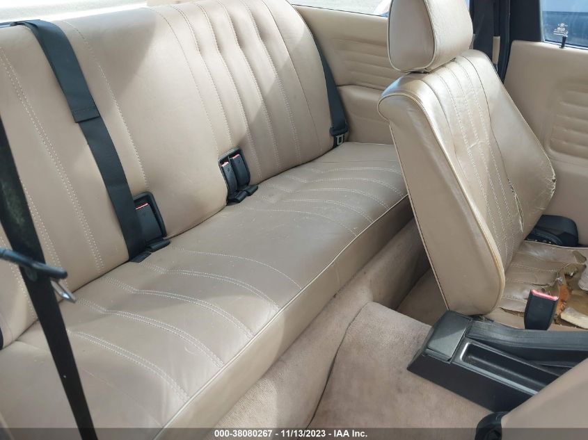 1991 BMW 325 I/Is VIN: WBAAA1318MEC69867 Lot: 38080267