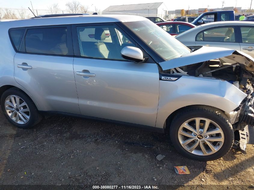 2017 Kia Soul + VIN: KNDJP3A56H7477093 Lot: 38080277