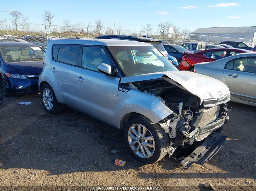 2017 Kia Soul + VIN: KNDJP3A56H7477093 Lot: 38080277