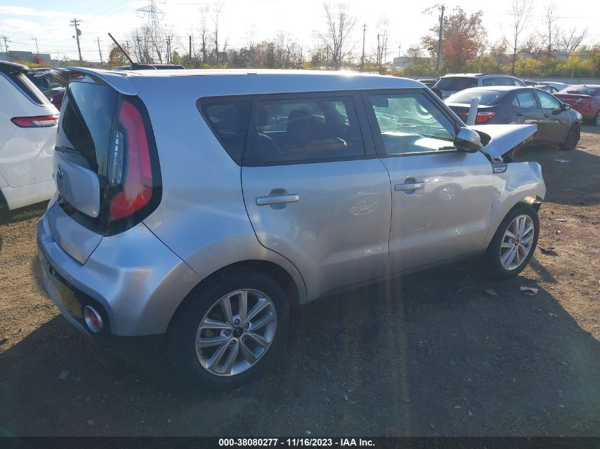 2017 Kia Soul + VIN: KNDJP3A56H7477093 Lot: 38080277