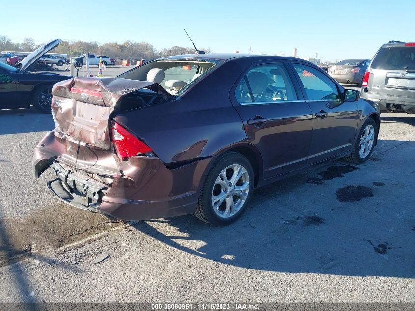 2012 Ford Fusion Se VIN: 3FAHP0HA3CR143966 Lot: 38080951